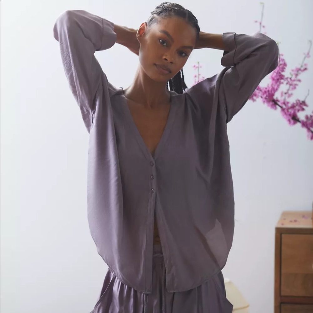 Out From Under Saffron Flyaway Top